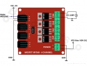 Transistor N-MOSFET IRF540 4-way board